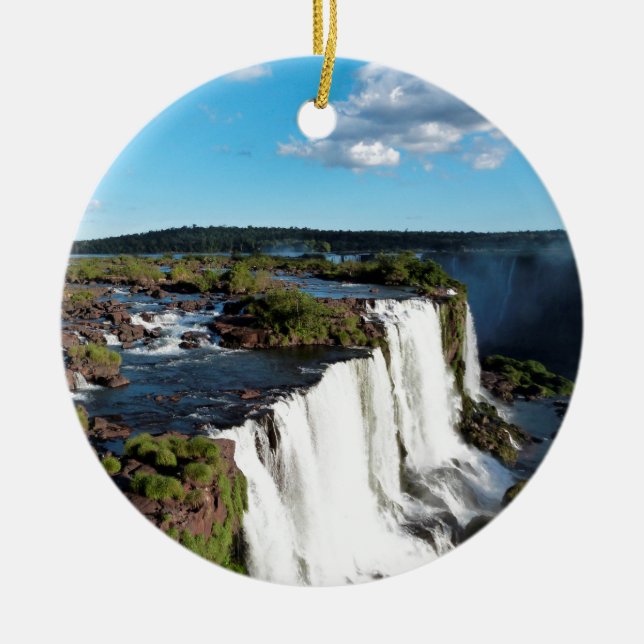 Ornamento De Cerâmica Foz de Iguaçu 3 (Frente)