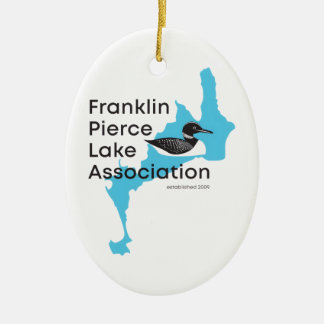 Ornamento De Cerâmica FPLA Oval Ceramic Ornament