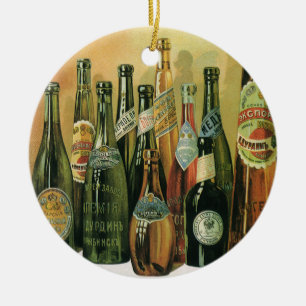 Ornamento De Cerâmica Frascos De Cerveja Importados, Álcool, Bebidas