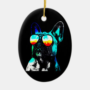 Ornamento De Cerâmica French Gift   Vidro francês Legal para Vestir o Bu
