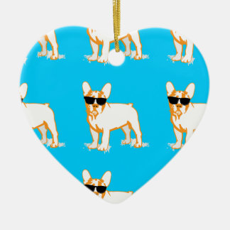 Ornamento De Cerâmica Frenchie Howlelu