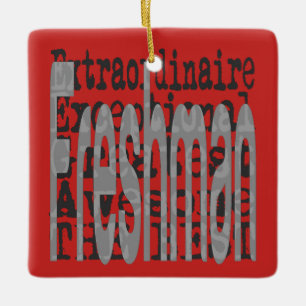 Ornamento De Cerâmica Freshman Extraordinaire