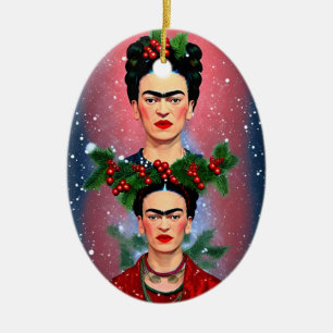 Ornamento De Cerâmica Frida de feliz