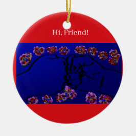 Ornamento De Cerâmica Friendship