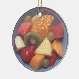 Ornamento De Cerâmica Fruit Salad