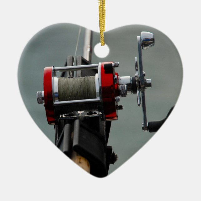 Ornamento De Cerâmica Fuga da pesca (Frente)