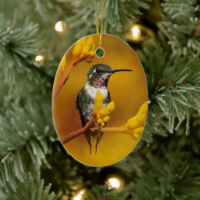 Ornamento De Cerâmica Fulgor dourado (Árvore)