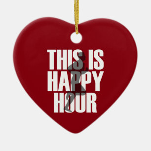 Ornamento De Cerâmica Funcionar é happy hour