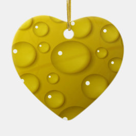 Ornamento De Cerâmica Fundo de Água Amarelo
