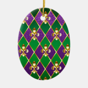 Ornamento De Cerâmica Fundo de Joias Carnaval