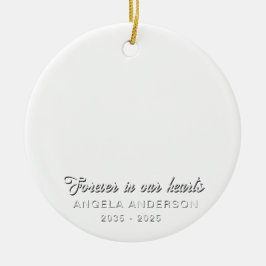 Ornamento De Cerâmica Funeral Personalizada do tributo Memorial Personal