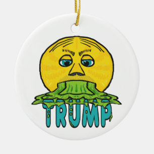 Ornamento De Cerâmica Funny Anti Trump