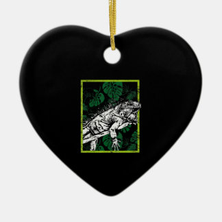 Ornamento De Cerâmica Funny Iguana Lovers Gift