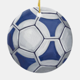Ornamento De Cerâmica Futbal
