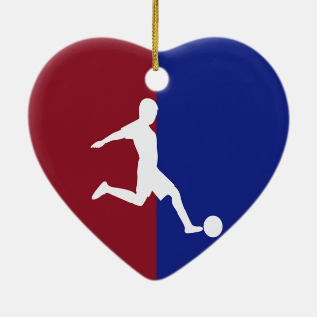 Ornamento De Cerâmica Futebol (Verso)