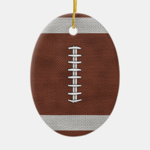 Ornamento De Cerâmica Futebol Americano