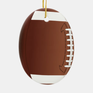 Ornamento De Cerâmica Futebol Americano