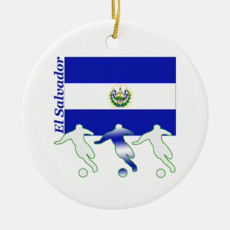 Ornamento De Cerâmica Futebol El Salvador