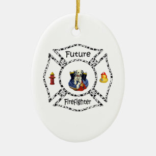 Ornamento De Cerâmica Futuro FF Dalmation