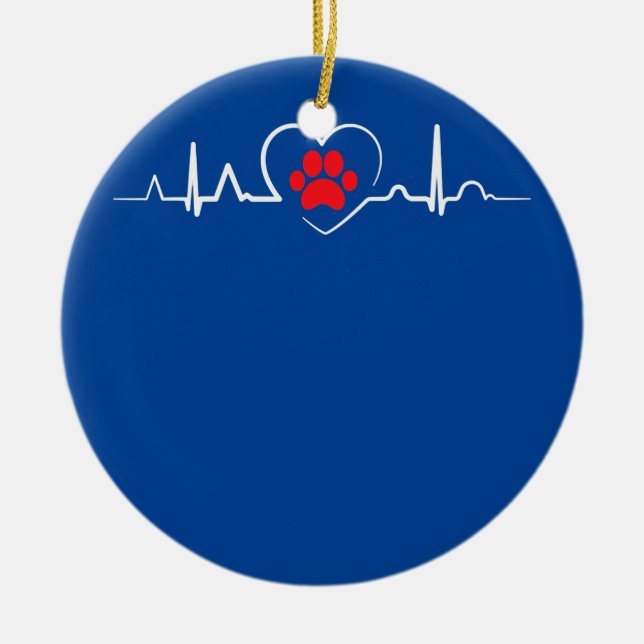 Ornamento De Cerâmica Futuro Veterinário Médico Veterinário com Sobrelos (Frente)