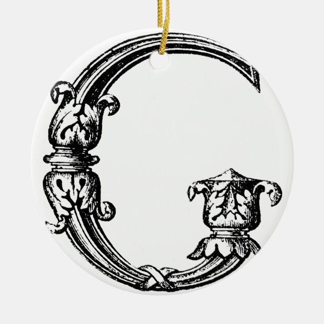 ORNAMENTO DE CERÂMICA G DECORATIVO (Frente)