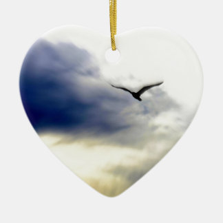 Ornamento De Cerâmica Gaivota