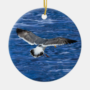 ORNAMENTO DE CERÂMICA GAIVOTAS