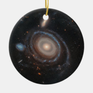 Ornamento De Cerâmica Galáxia Bullseye do Telescópio Espacial Hubble