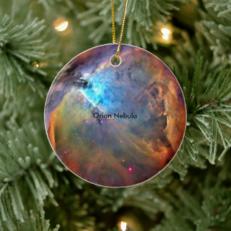Ornamento De Cerâmica Galáxia Espacial Orion Nebula