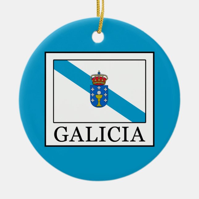 Ornamento De Cerâmica Galiza (Frente)