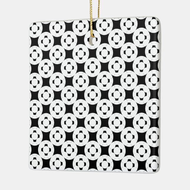 Ornamento De Cerâmica Gamepad negativo de Kenneth Yoncich (Esquerda)