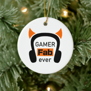 Ornamento De Cerâmica gamer fab-ever