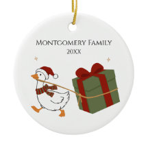 Ganso Ladrão de Presentes de Natal Personalizado