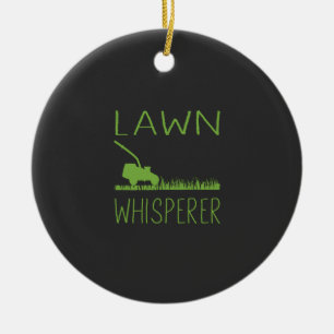 Ornamento De Cerâmica Garden Lawn Mower