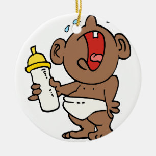 Ornamento De Cerâmica garrafa de bebê do grito