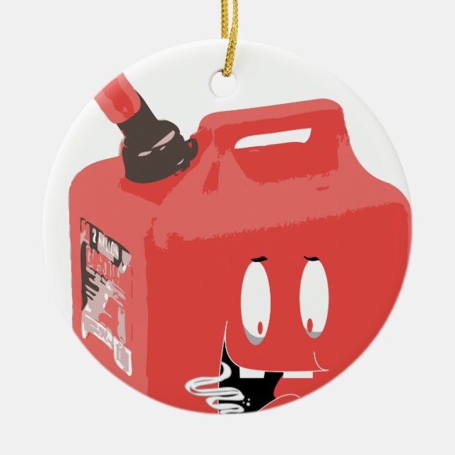 Ornamento De Cerâmica Gás-possa (Frente)