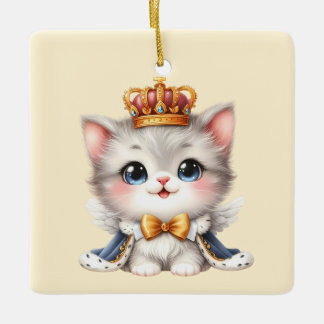 Ornamento De Cerâmica Gatinho Gatinho, Príncipe