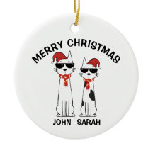 Gato Legal Personalizado Feliz Natal
