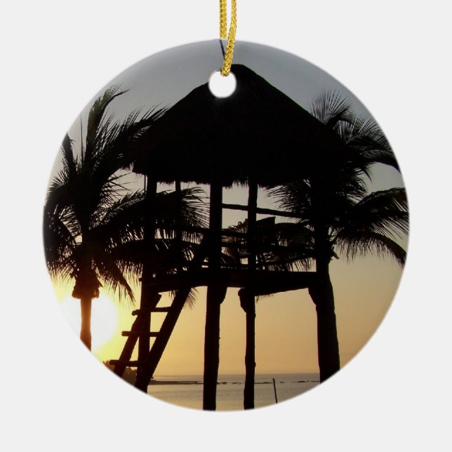 Ornamento De Cerâmica Gel Mousepad de Cancun México do Maya de Riviera (Frente)