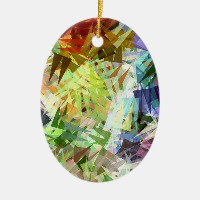 ORNAMENTO DE CERÂMICA GELO (Frente)