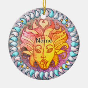 Ornamento De Cerâmica Gemini Birthday