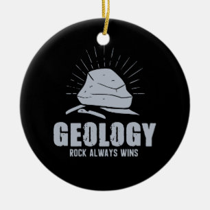 Ornamento De Cerâmica Geologia - Rock Sempre Ganhou