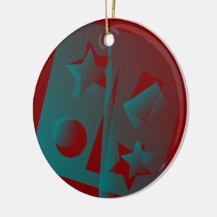 Ornamento De Cerâmica geometria torcida