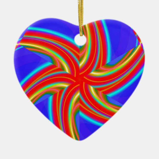 Ornamento De Cerâmica Geométrico 160614 (04) (Frente)