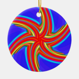 Ornamento De Cerâmica Geométrico 160614 (04)