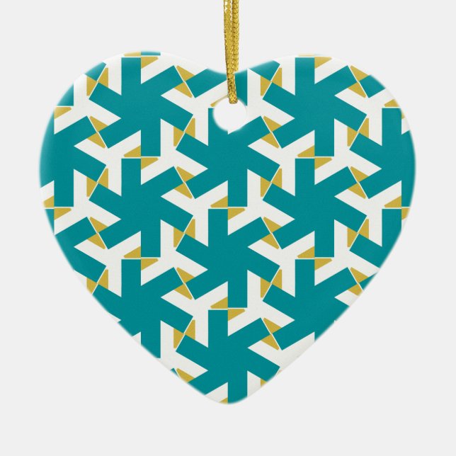 Ornamento De Cerâmica Geométrico 230614 (03) (Frente)