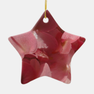 Ornamento De Cerâmica Gerânio rosa: quase Rosas claro sólidas