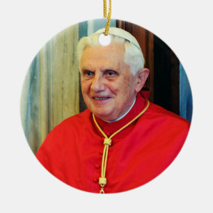Ornamento De Cerâmica German Pope Benedict