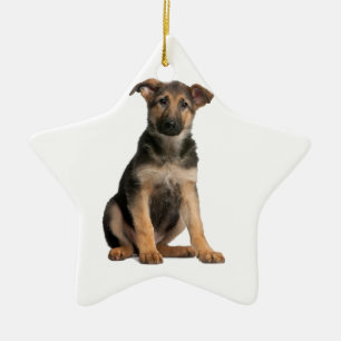 Ornamento De Cerâmica German shepherd