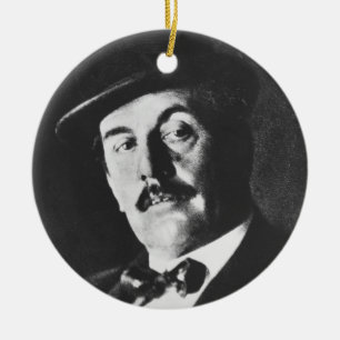 Ornamento De Cerâmica Giacomo Puccini (1858-1924) 1924 (photolitho) (b/w